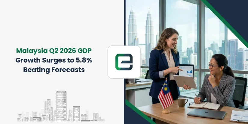 Malaysia Q2 2026 GDP Growth Surges to 5.8% Beating Forecasts Malaysia Q2 2026 GDP Growth Surges to 5.8% Beating Forecasts