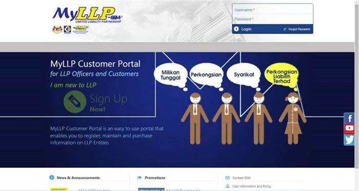 MyLLP Customer Portal My LLP Customer Portal